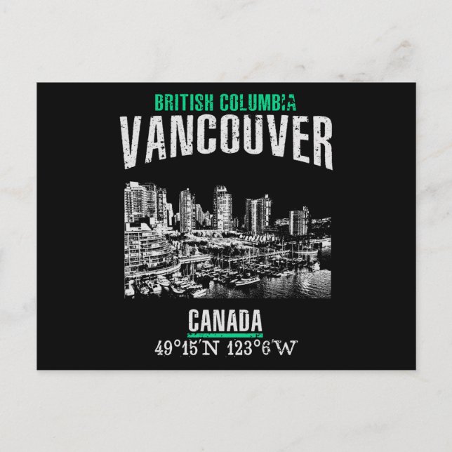 Carte Postale Vancouver (Devant)