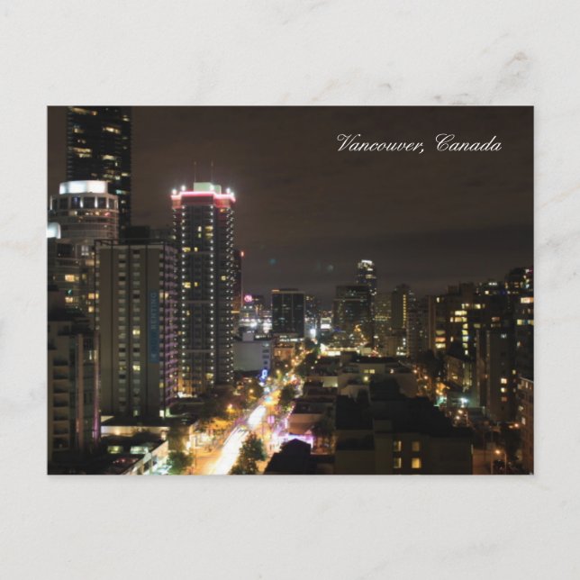 Carte Postale Vancouver, Canada (Devant)