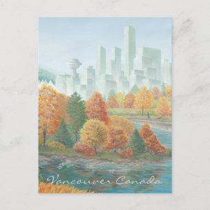 Carte postale Vancouver Totem Pole Painti