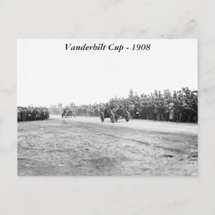 Carte Postale Vanderbilt Cup Auto Race, début des années 1900