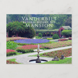 Carte Postale Vanderbilt Mansion Formal Gardens, Hyde Park, NY
