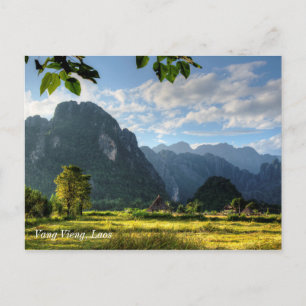 Carte Postale Vang Vieng Laos