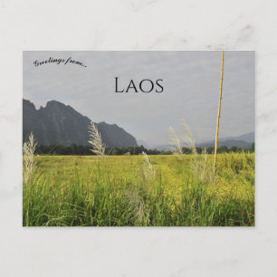 Carte Postale Vang Vieng Laos