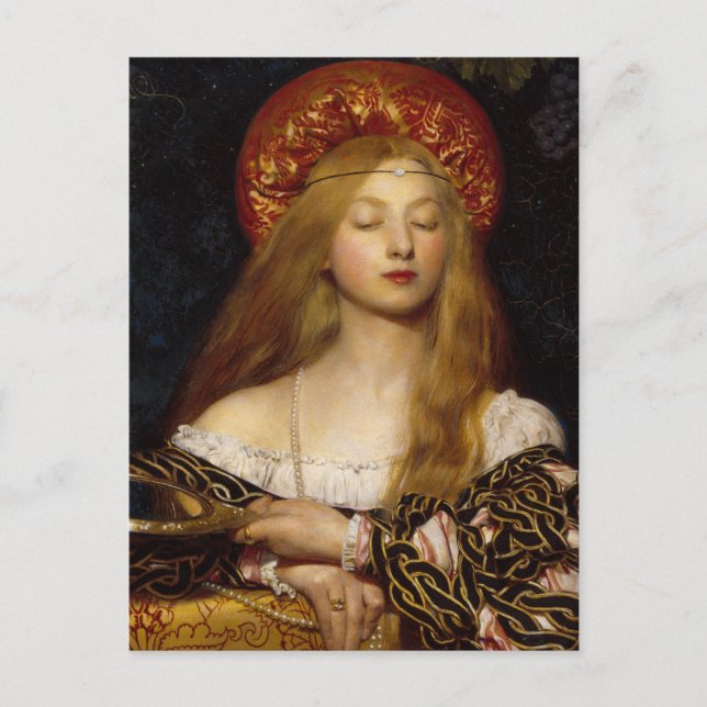 Carte Postale Vanity - Un Maiden Médiéval (Devant)