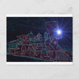 Carte Postale Vapeur nocturne