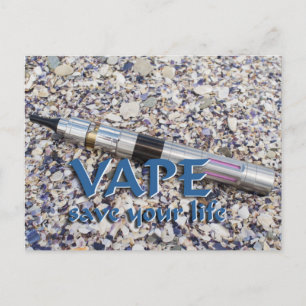Carte Postale Vapez et sauvez votre vie