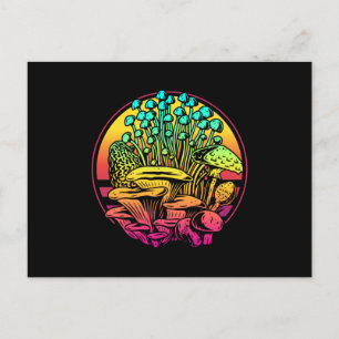 Carte Postale Vaporwave de Mushrooms