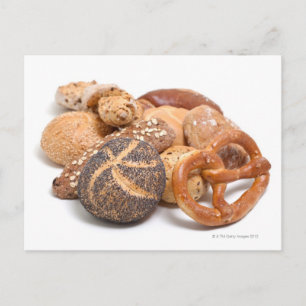 Carte Postale variation des produits de boulangerie