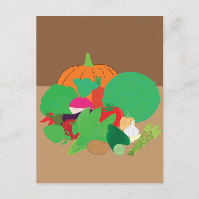 Carte Postale Variations de légumes_Pile (Devant)