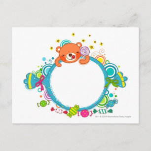 Carte Postale Variété de bonbons