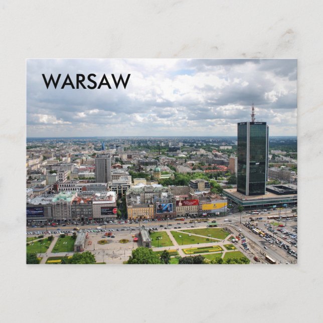CARTE POSTALE VARSOVIE (Devant)