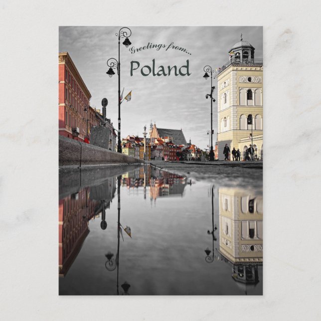 Carte Postale Varsovie Pologne (Devant)