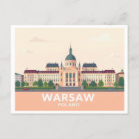 Varsovie Pologne Le Château Royal Pastel Voyage