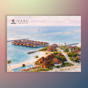 Carte Postale VARU, Atoll Nord de Malé, Maldives   Voyage 