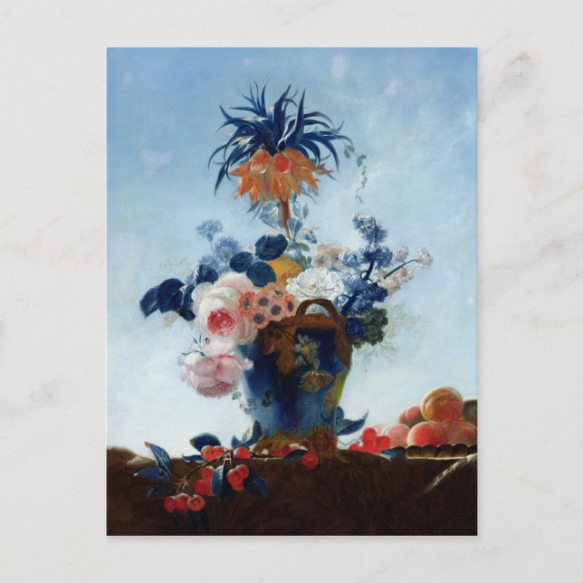 Carte Postale Vase avec fleurs (Devant)
