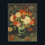 Carte Postale Vase avec oeillets par Vincent Van Gogh, 1886 Pos<br><div class="desc">Van Gogh - une célébration des Maîtres d'Art</div>