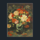 Carte Postale Vase avec oeillets par Vincent Van Gogh, 1886 Pos<br><div class="desc">Van Gogh - une célébration des Maîtres d'Art</div>