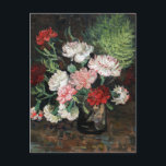 Carte Postale Vase avec oeillets par Vincent Van Gogh, 1886 Pos<br><div class="desc">Van Gogh - une célébration des Maîtres d'Art</div>