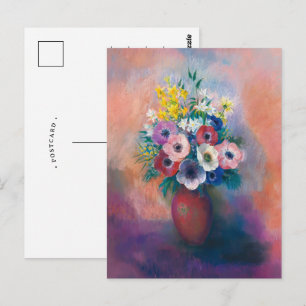 Carte Postale Vase D’anémones Odilon Redon