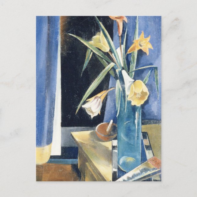 Carte Postale Vase de fleurs - Preston Dickinson (Devant)