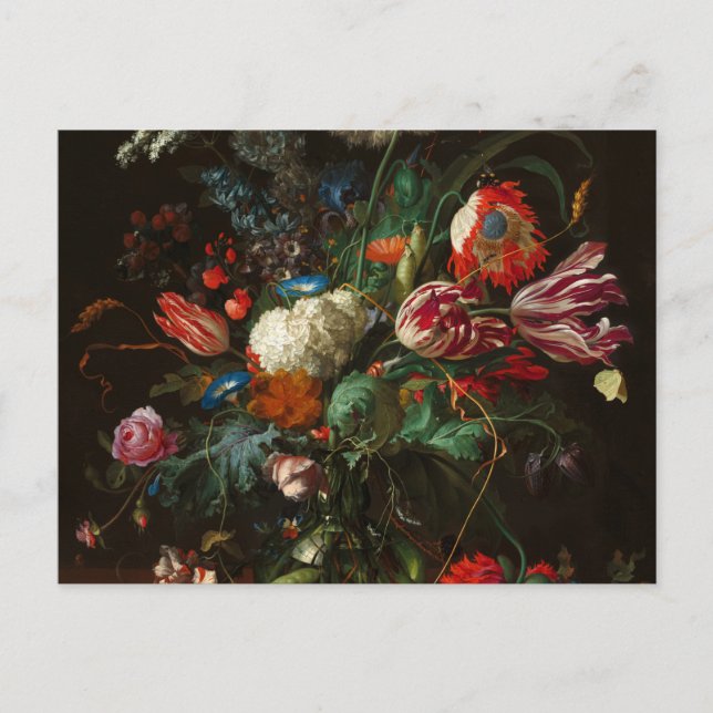 Carte Postale Vase des fleurs, 1660 par Jan Davidsz de Heem (Devant)