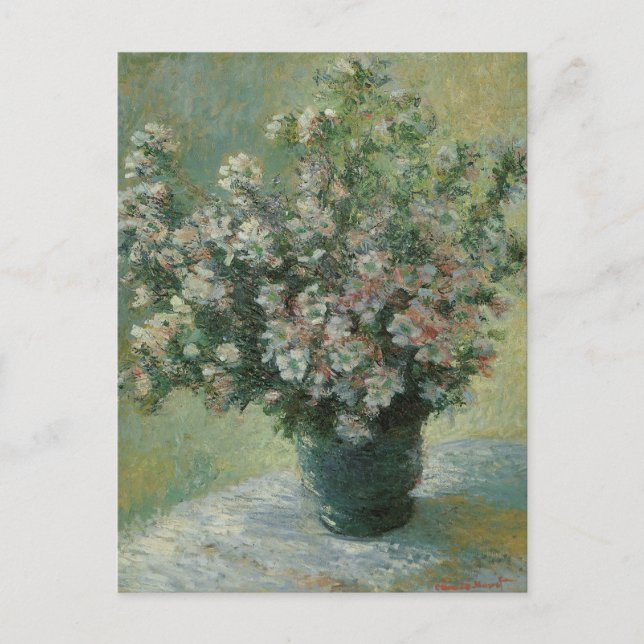 Carte Postale Vase des fleurs de Claude Monet (Devant)