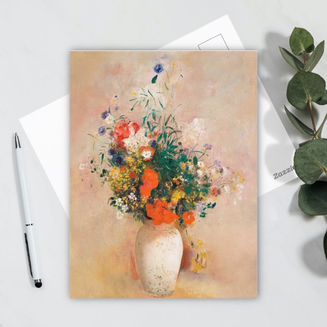 Carte Postale Vase des fleurs d'Odilon Redon (Créateur téléchargé)