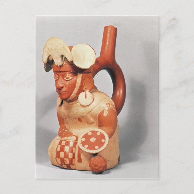 Carte Postale Vase mochicain à remous en forme de (Devant)