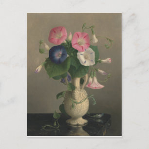 Carte postale Vase of Morning Glories