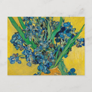 Carte Postale Vase Van Gogh avec Iris Classic Impressionnisme