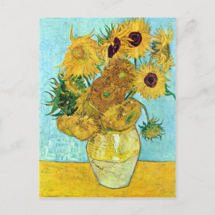 Carte Postale Vase With Twelve Sunflowers By Vincent Van Gogh