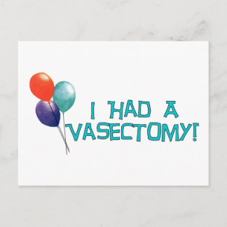 Carte Postale Vasectomie