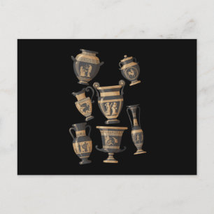 Carte Postale Vases grecques Poterie Céramique Porcelaine Hobby