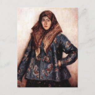 Carte Postale Vasily Surikov- Portrait de L. T. Matorina