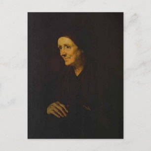 Carte Postale Vasily Tropinin - Vieille femme avec un Hen