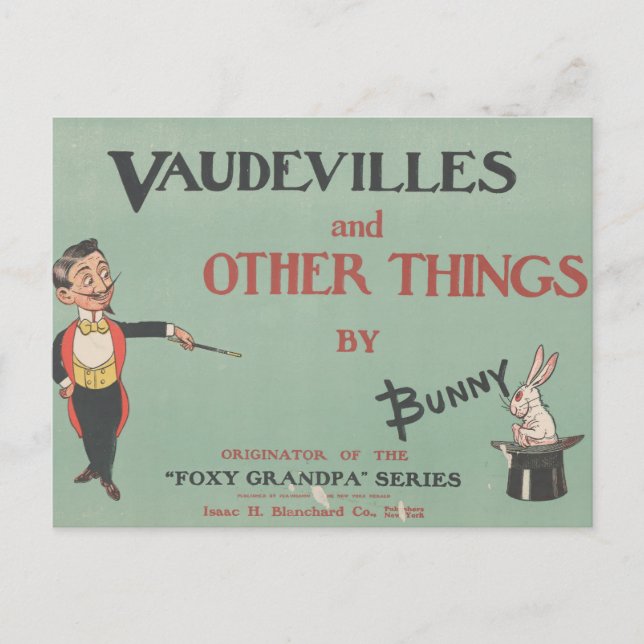 Carte Postale Vaudeville et d'autres choses par Rupert Bunny (Devant)