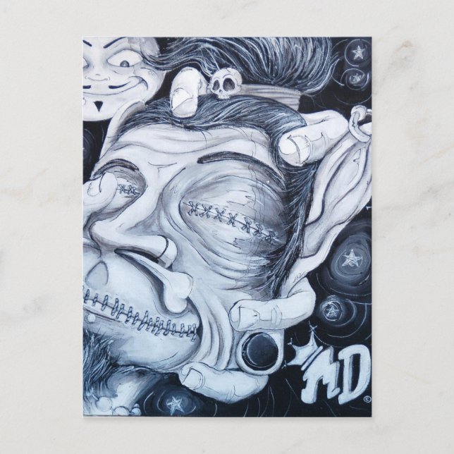 carte postale vaudou (Devant)