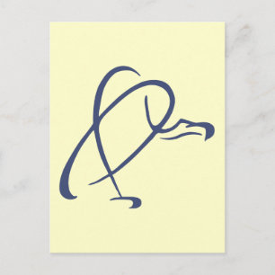 Carte Postale Vautour stylisé