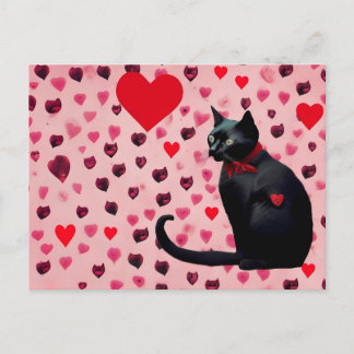 Carte Postale Vday cat