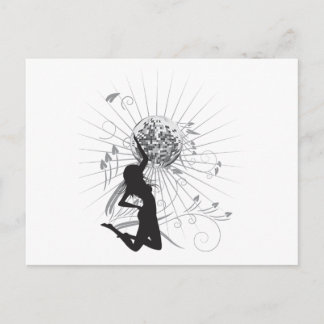 Carte Postale vecteur diva disco