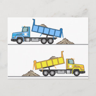 Carte Postale Vecteur Truck