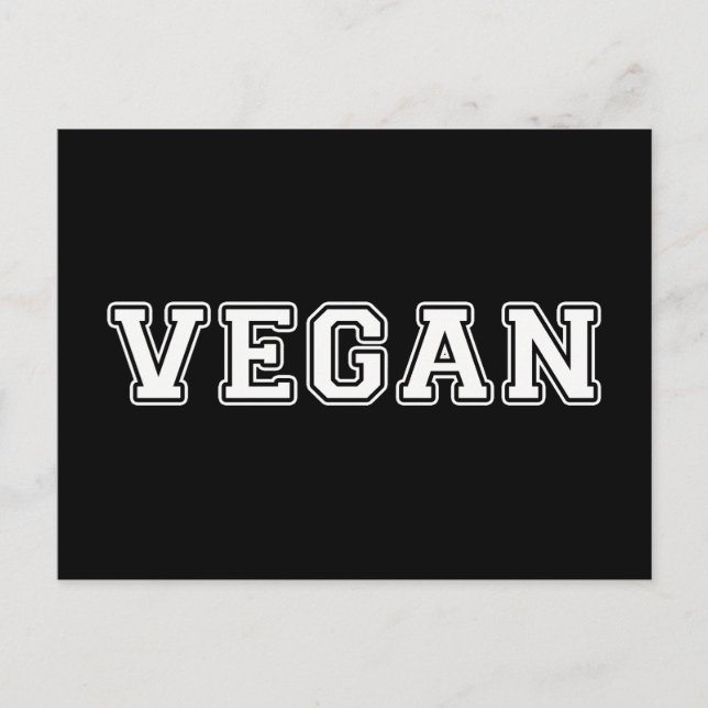 Carte Postale Vegan (Devant)