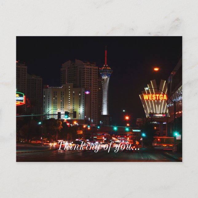 Carte Postale Vegas Paradise Road (Devant)