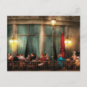 Carte Postale Vegas - Paris - Le Café extérieur