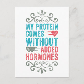 Carte Postale Végétan Non Ajouté Hormones