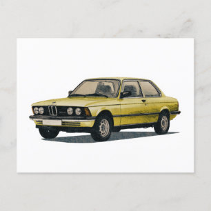 Carte Postale Véhicule BMW vintage