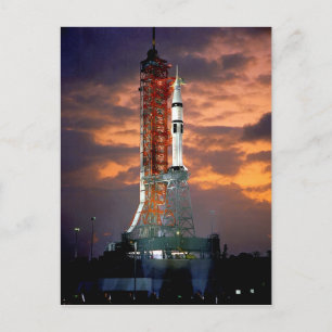 Carte Postale Véhicule de lancement Apollo Soyuz de la NASA au l