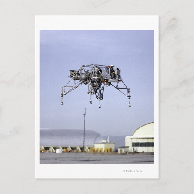 Carte Postale Véhicule de recherche sur l'atterrissage lunaire e (Devant)