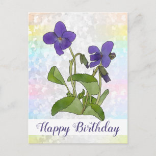 Carte Postale Veilchen