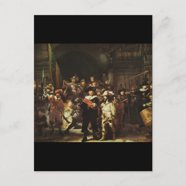 Carte Postale Veille nocturne (Devant)